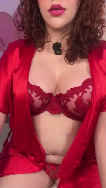 Red lingerie!