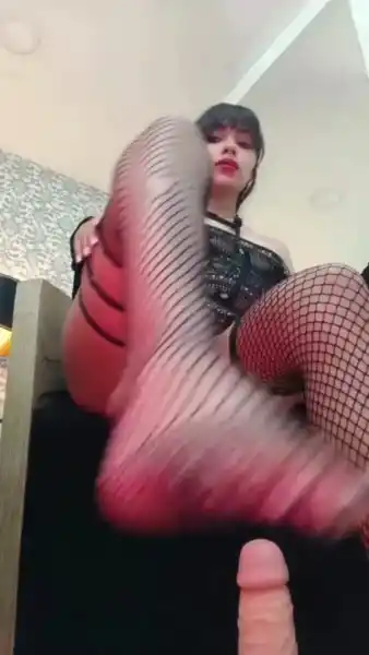 I open my pussy and look at you with mischief