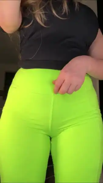 The pussy wedgie. Not a cameltoe. Not a mooseknuckle.
