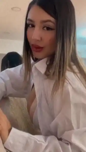 Take off all my clothes and play with my huge tits