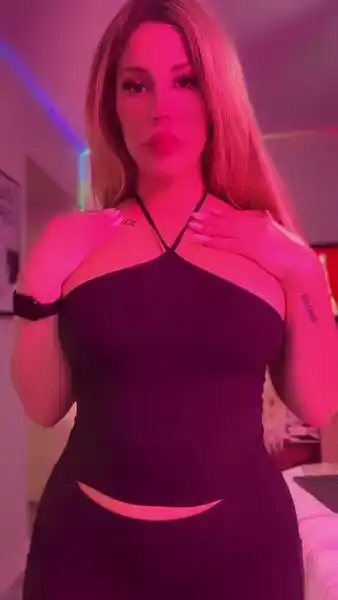 Pinching my massive tits for you